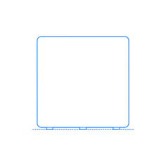 Furniture Outdoor Chairs Blu Dot Bumper Outdoor Ottoman Small Sketch Style Svg Vector, Free Vectors File
